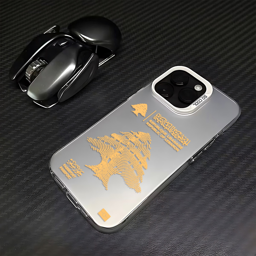 Phone Accessories Lebanon - เคสโทรศัพท์ลายหนังสือเดินทางเลบานอน สำหรับ iPhone 17 16e 16