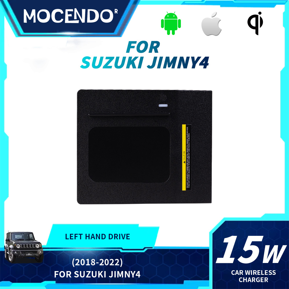 Qi2 Phone Accessories - ที่วางโทรศัพท์ในรถยนต์ Qi พร้อมที่ชาร์จไร้สาย ใช้ได้กับ Suzuki Jimny