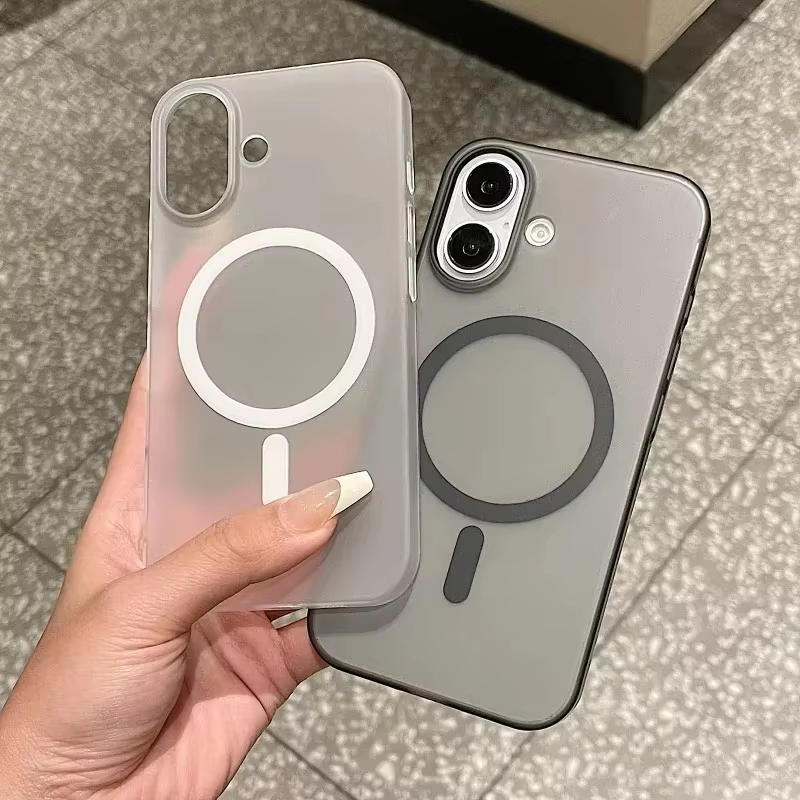 Quality Phone Accessories - เคสใสแบบด้าน Magsafe สำหรับ iPhone 17 Pro