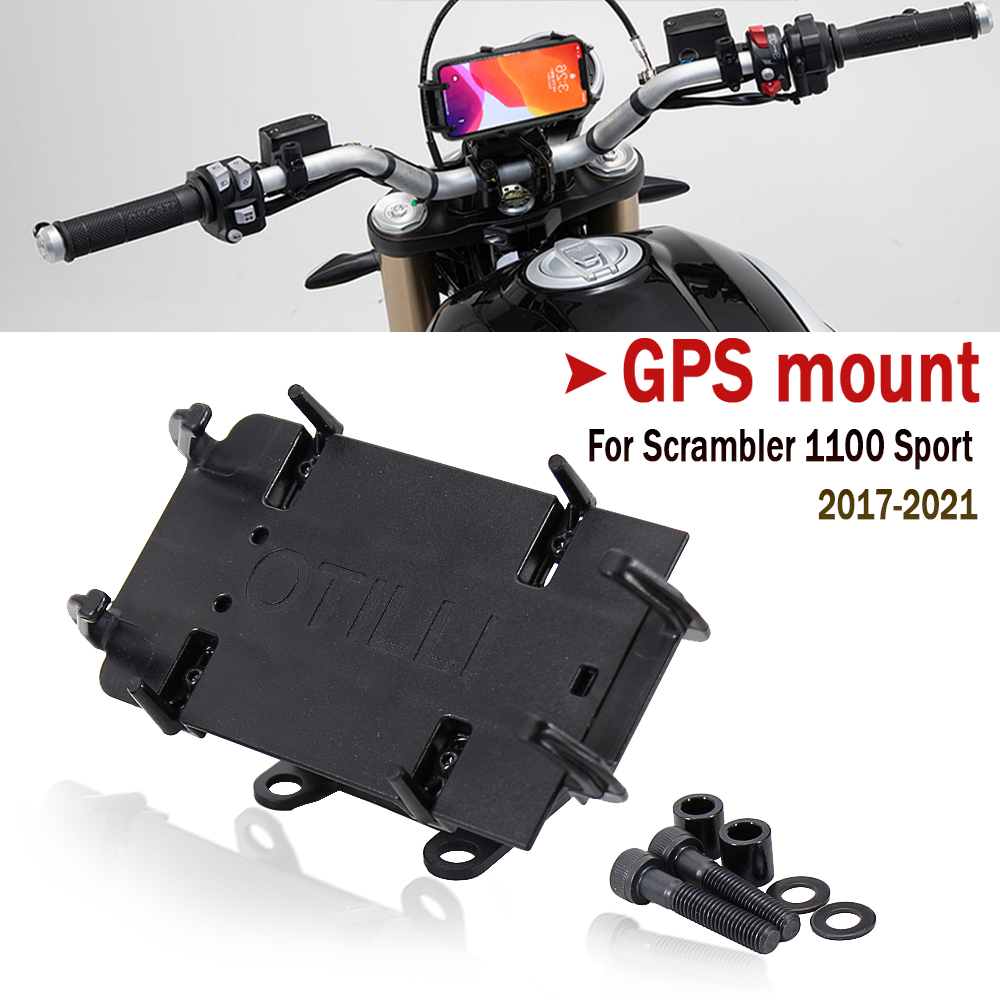 Quality Phone Accessories - ใหม่นำทางสำหรับรถจักรยานยนต์ GPS ที่วางโทรศัพท์สำหรับดูคาติ สแครมเบลอร์ 1100 สปอร์ต