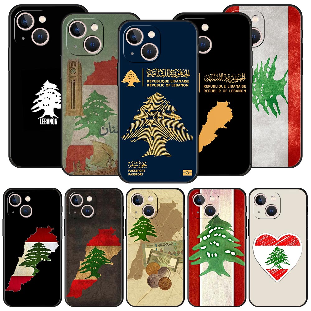 Phone Accessories Lebanon - เคสโทรศัพท์หรูหราลายหนังสือเดินทางเลบานอน สำหรับ iPhone 17 Air 16
