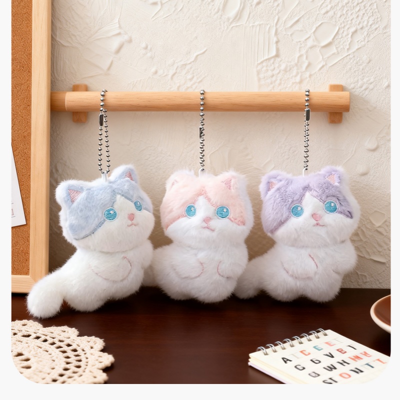 Phone Accessories China - พวงกุญแจตุ๊กตาแมวคาลิโก้สุดน่ารัก, พวงกุญแจห้อยกระเป๋า, ของขวัญคู่รัก, พวงกุญแจตุ๊กตาห้อยกระเป๋า, พวงกุญแจโทรศัพท์, พวงกุญแจรถยนต์สำหรับเป็นของขวัญวันเกิด