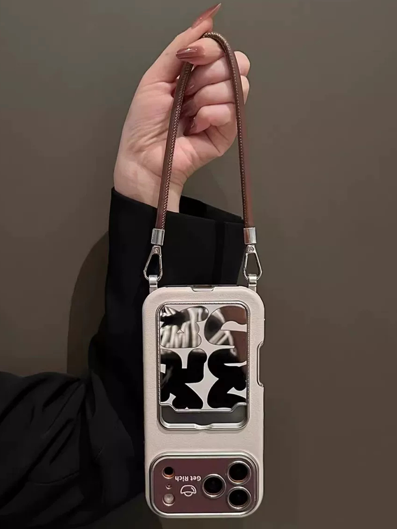 เคสโทรศัพท์หนังหรูหราพร้อมที่ใ - Phone Accessories Hippers บทวิจารณ์และราคา