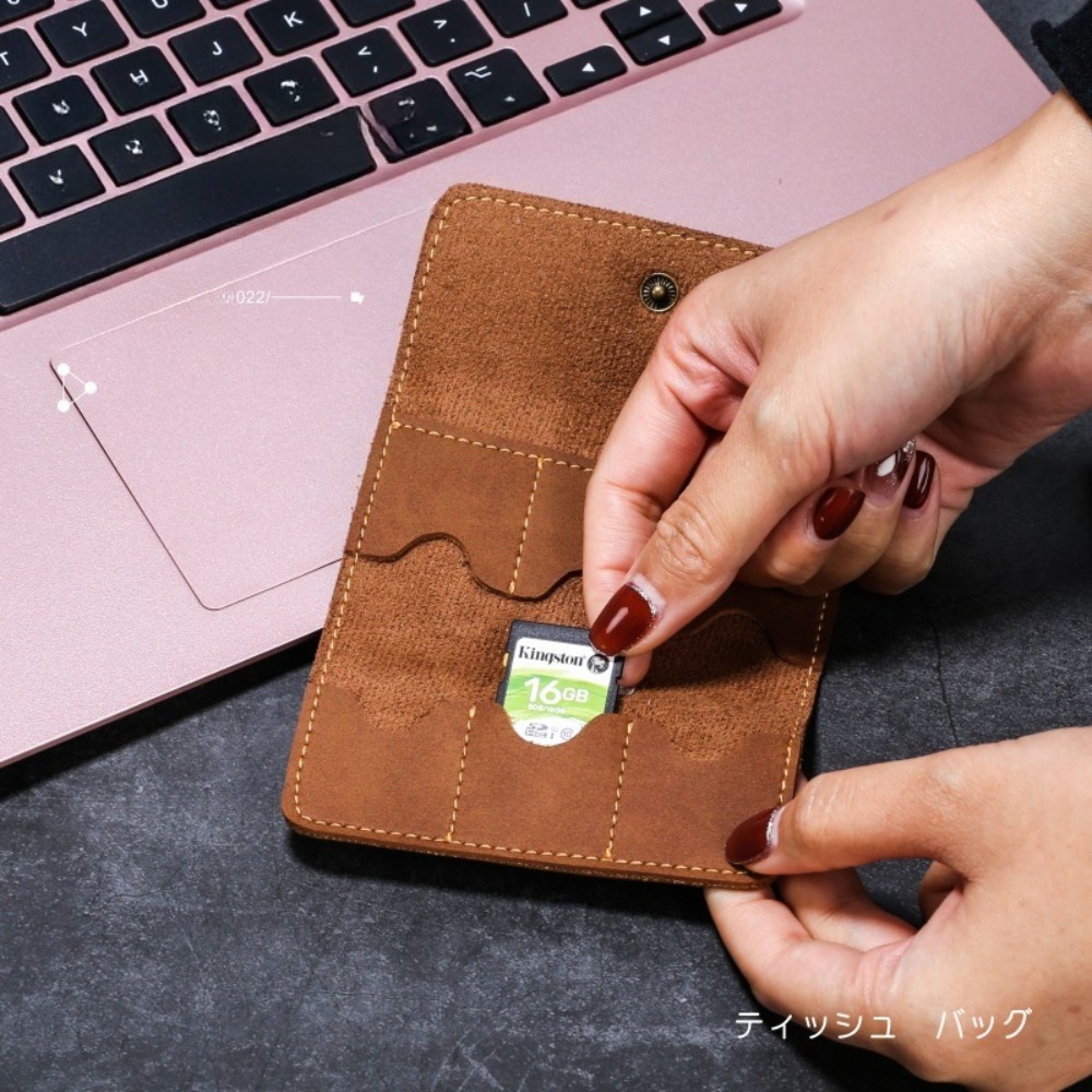 กล่องใส่การ์ดหน่วยความจำหนัง P - Phone Accessories Hippers บทวิจารณ์และราคา