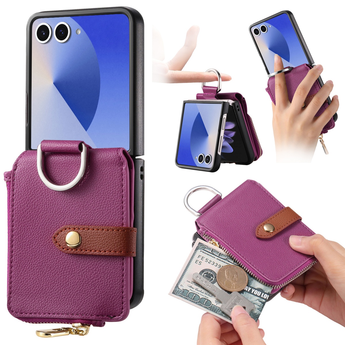 เคสโทรศัพท์แบบมีช่องใส่บัตรสุด - Phone Accessories Hippers บทวิจารณ์และราคา