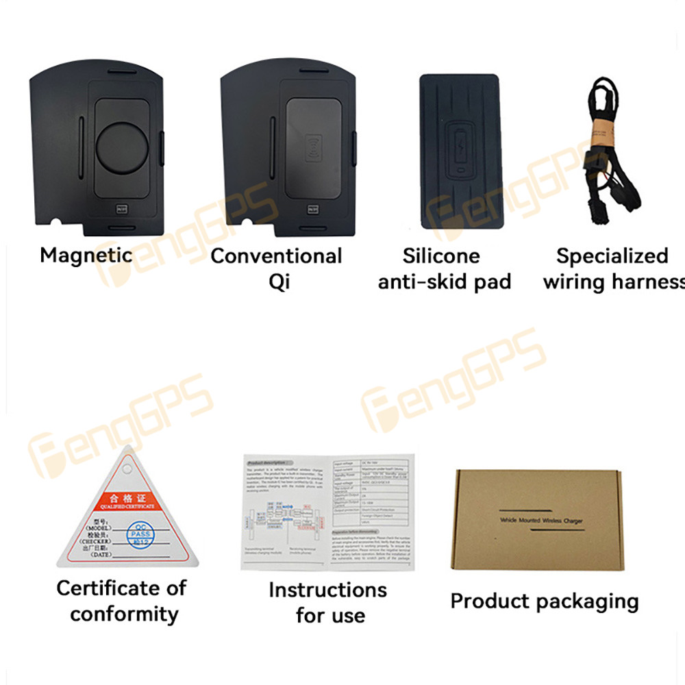 ที่ชาร์จไร้สายในรถยนต์ 2 DIN ส - Qi2 Phone Accessories บทวิจารณ์และราคา